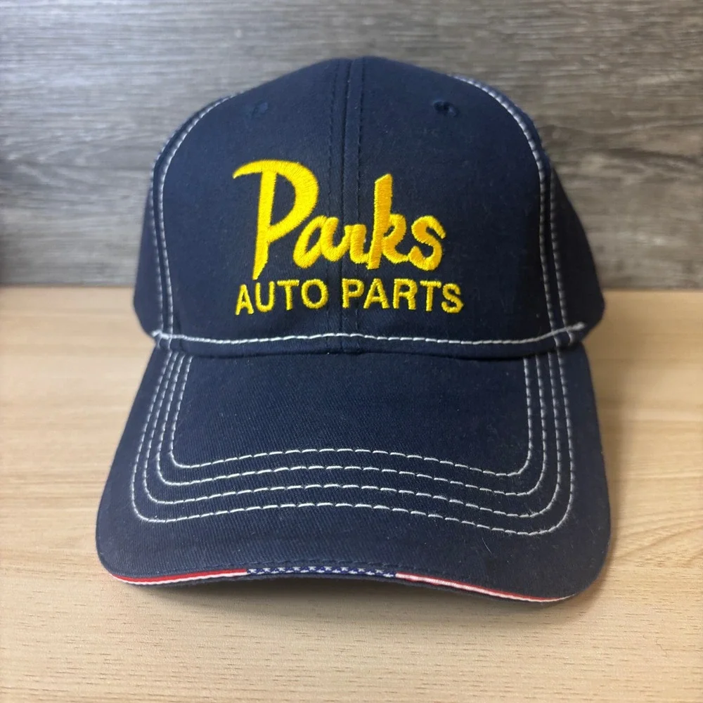 Parks Auto Parts Hat Cap Strap Back Blue‎ Federated Adjustable